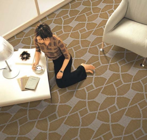 Machine woven carpet for bedroom , hotel guest room, with cheap carpet price