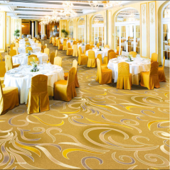 Golden Design Printed Carpet For Hotel,Congress Hall