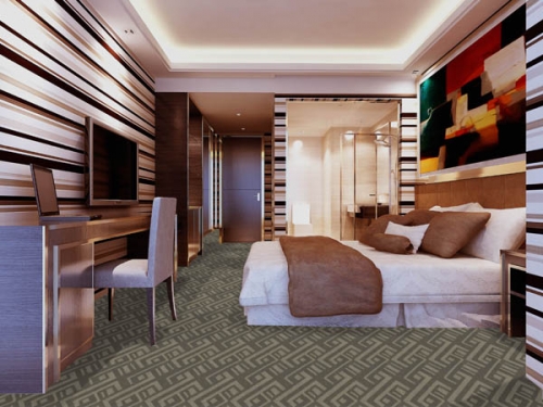 Simple Design Guesthouse Wall To Wall Tufted Carpet Hotel Carpet