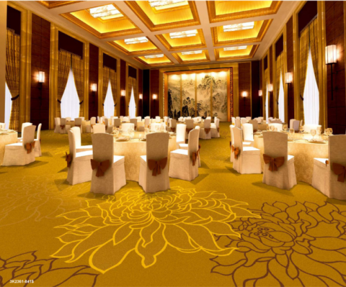 Nylon Fireproof Carpets Hotel Banquet Halls Flooring Carpets