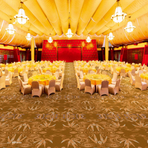 80%Wool And 20%Nylon fireproof Carpets Wedding Banquet halls Carpets