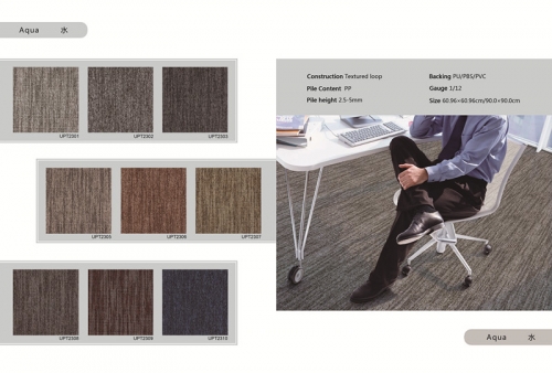 Fireproof Nylon Carpet Tiles for Office /Libary/Museum/Hotel Room Use