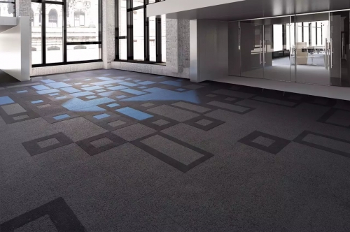100% Polypropylene Best Price Movable Carpet Tiles