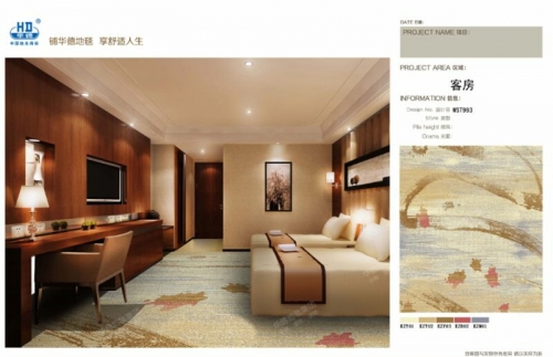 Custom Design Luxury Wall To Wall Axminster Wool Carpet Hotel Banquet Hall Carpet