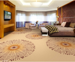 Luxury Hotel Carpet Flooring Wilton Banquet Hall Carpet Roll