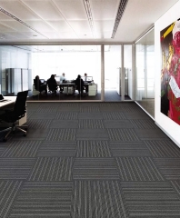 Fireproof nylon 6 printed carpet tiles for office, hotel, home , auditorium