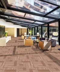 Fireproof nylon 6 printed carpet tiles for office, hotel, home , auditorium