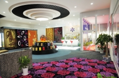 Nylon Printed Carpets For Hotels Custom Design Wall To Wall Carpet Flooring