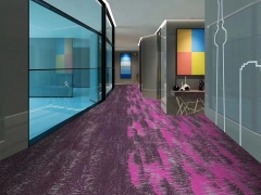 Modern Design Office Carpet Tile Nylon /PP Solution Dyed 50x50cm 60.96*60.96cm carpet size