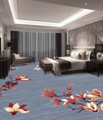 from CHINA Customized Hotel Carpet Hotel Guestroom Carpet Elegant Design