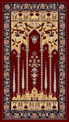 carpet for prayer room from prayer carpet factory 100% poly propylene carpet rug and wall to wall carpet using for muslim