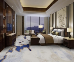 Machine Made Pattern Luxury Axminster Carpet 5 Star Hotel Carpet For Hotel Guestroom