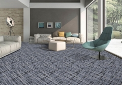 Machine made tufted carpet loop pile commercial room and office carpet
