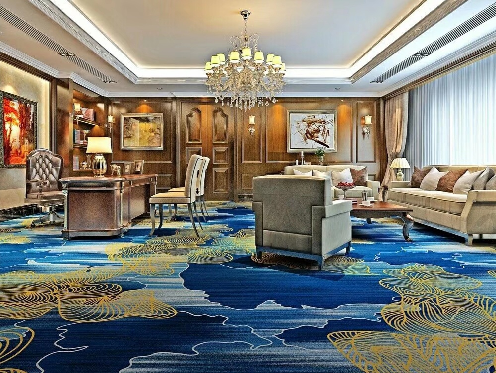 100Nylon Printed Hotel Room Carpet Luxury Modern Hotel Room Carpet