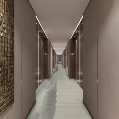 Non Slip Luxury 5 Stars Hotel Hallway Axminster Corridor Carpet for sale