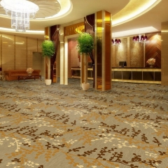 5 Stars Hotel Axminster Carpet Commercial Use Fire Resistance Wool Carpet