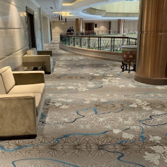 5 Stars Hotel Axminster Carpet Commercial Use Fire Resistance Wool Carpet