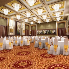 Commercial Banquet Hall Room Luxury Hotel Axminster Carpet