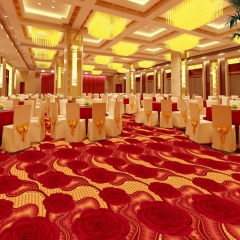 Commercial Banquet Hall Room Luxury Hotel Axminster Carpet