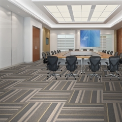 High Quality 50x50cm Carpet with PVC Backing Commercial Office Use Carpet Tiles