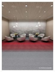 Various Style of Fire-resistant Carpet Tiles with Easy Installation & Replacement