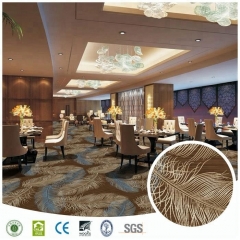 Custom Design Luxury Wall To Wall Axminster Wool Carpet Hotel Banquet Hall Carpet