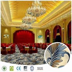 Custom Design Luxury Wall To Wall Axminster Wool Carpet Hotel Banquet Hall Carpet