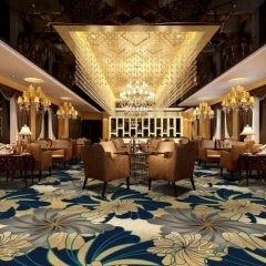 Luxury Hotel Axminster Carpet Rolls Wall To Wall Floor Carpet