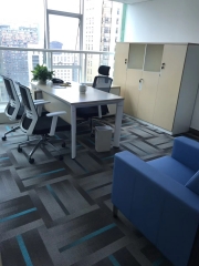 Hotel 50x50 Carpet Tiles PVC Backing Carpet Tiles For Commerical Places