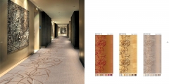 5 Star Hotel Luxury Hotel Corridor Nylon Printed Carpet made of 100% Polyamide