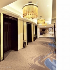 7.5mm pile hight pattern luxury Axminster carpet, colorful wall to wall carpet