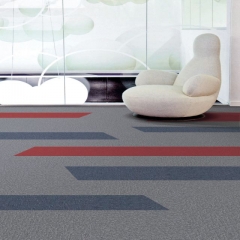 2021 Hot selling Nylon Fireproof office Carpet Tiles with PVC Backing
