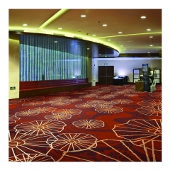 7.5mm pile hight pattern luxury Axminster carpet, colorful wall to wall carpet