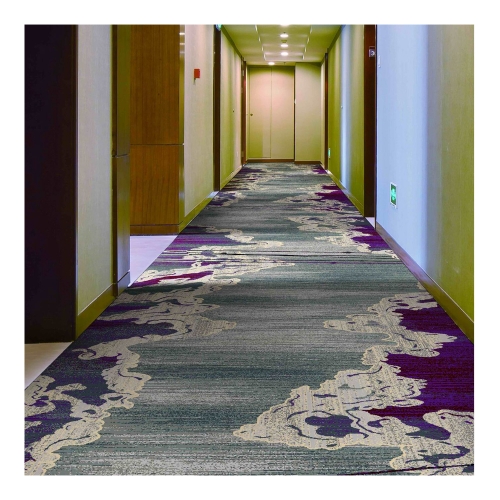 7.5mm pile hight pattern luxury Axminster carpet, colorful wall to wall carpet