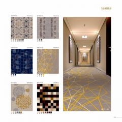 Professional Quality Luxury Modern Style Polyester Nylon Big 5-12Mm Colorful Cover Custom Floor Indoor Commercial Hotel Carpet