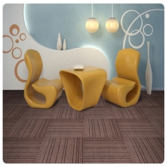 Pvc Bitumen Backed Carpet Tiles Nylon Polypropylene Removable Bottom Office Carpet