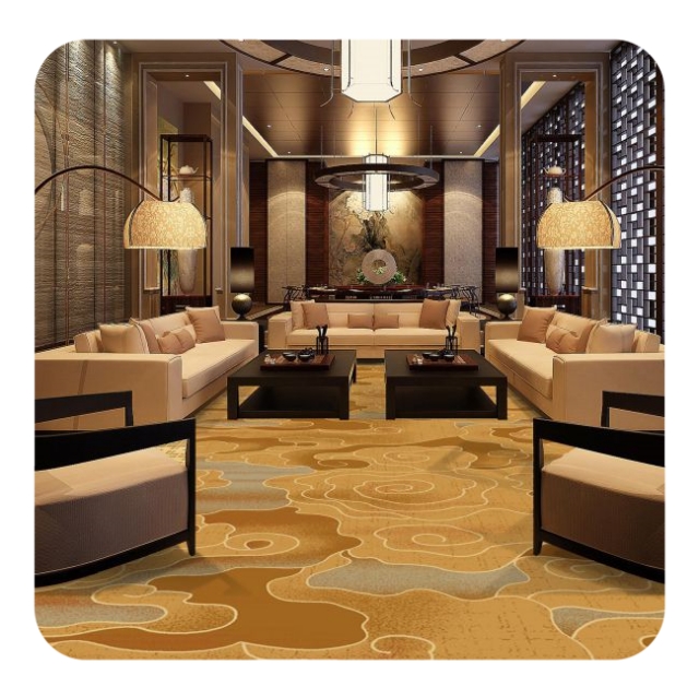 In hotel decoration, the choice of carpet is very important