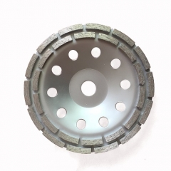 double row diamond cup wheel for concrete grinding