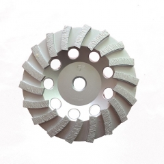 double turbo diamond cup wheel for concrete grinding
