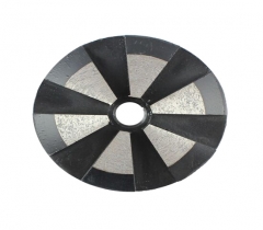 3" metal bond floor grinding plates (6 segments)