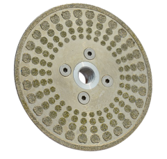 electroplating diamond cutting disc with round spot surface