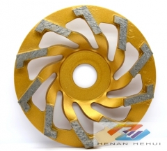 metal bond diamond cup wheel for concrete floor grinding