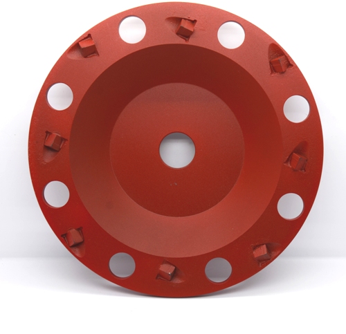 PCD cup wheel for concrete floor preparation