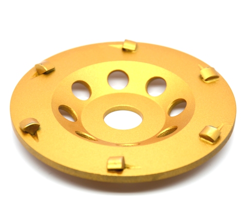 PCD cup wheel for concrete floor preparation