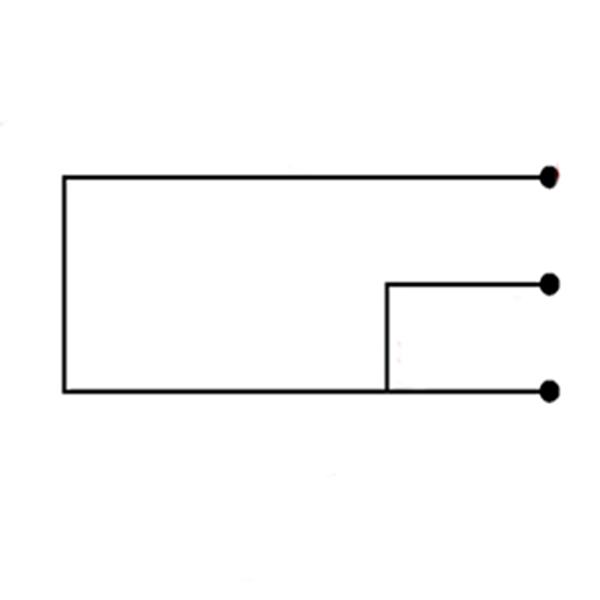 T type droplet generator chip (vertical)