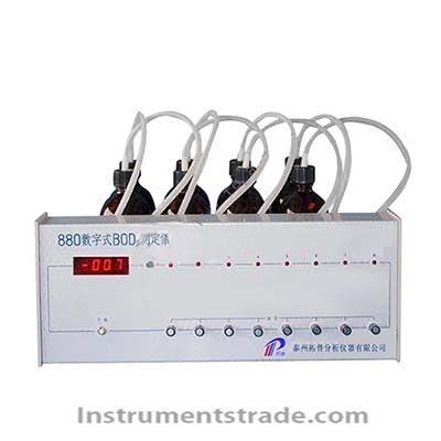 880 digital BOD5 tester for water pollution detection