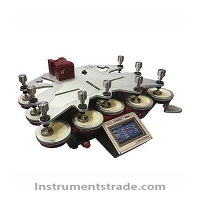 YG401F-II fabric flat mill (nine stations) for Fabric abrasion resistance test