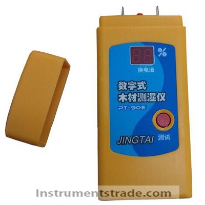 PT-90E Digital Pocket Wood Moisture Meter for rapid determination of moisture content of wood or plate