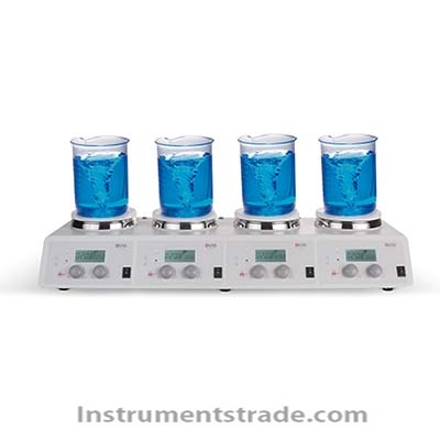 MS-H340-S4 CNC heating four-channel magnetic stirrer for Liquid mixing