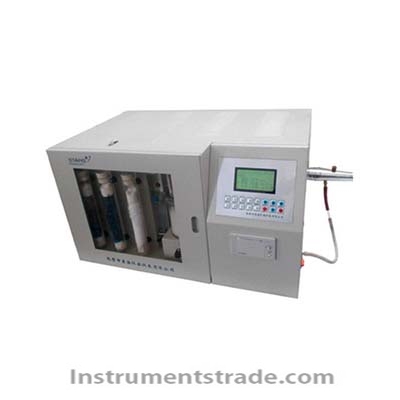 ZDL-8 automatic sulfur analyzer for Total sulfur content of coal and steel